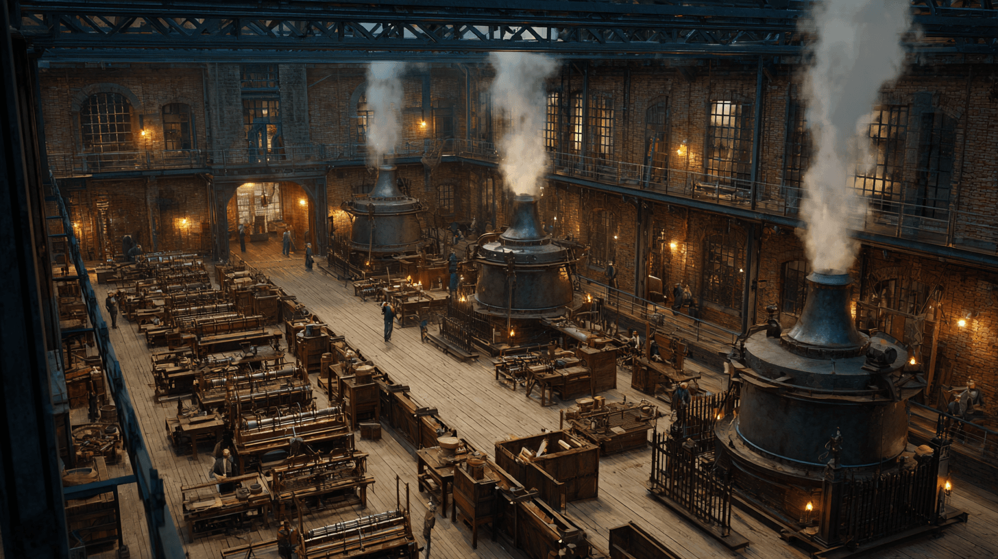 18th century British textile factory