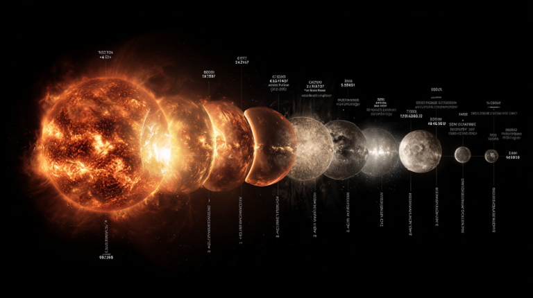The life cycle of a star