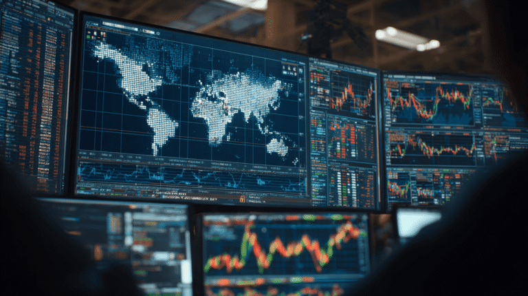 Global exchange rates in motion