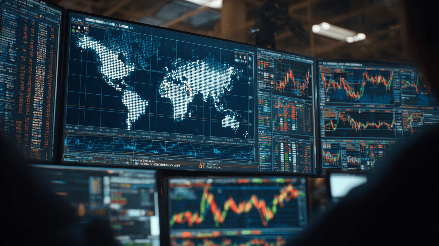 Global exchange rates in motion