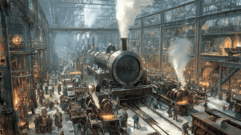 The steam engine that powered the Industrial Revolution