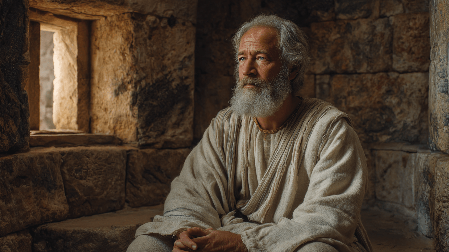 Socrates an elderly Greek philosopher