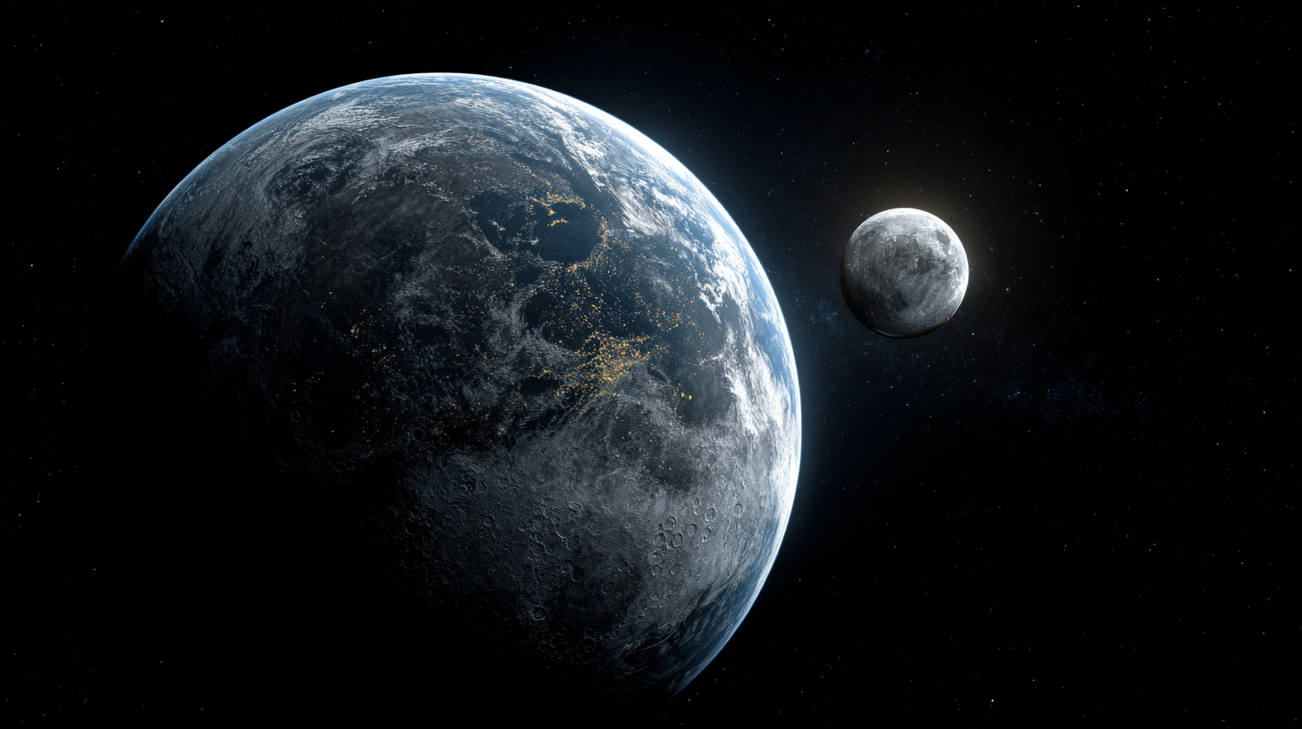 The Moon always facing Earth