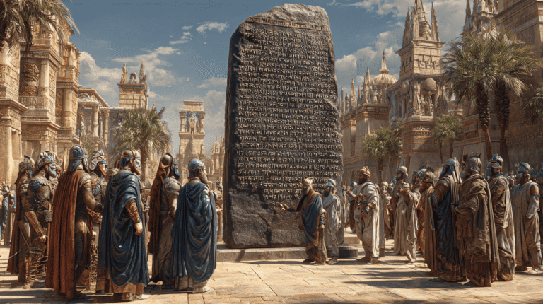 The Code of Hammurabi in ancient Babylon
