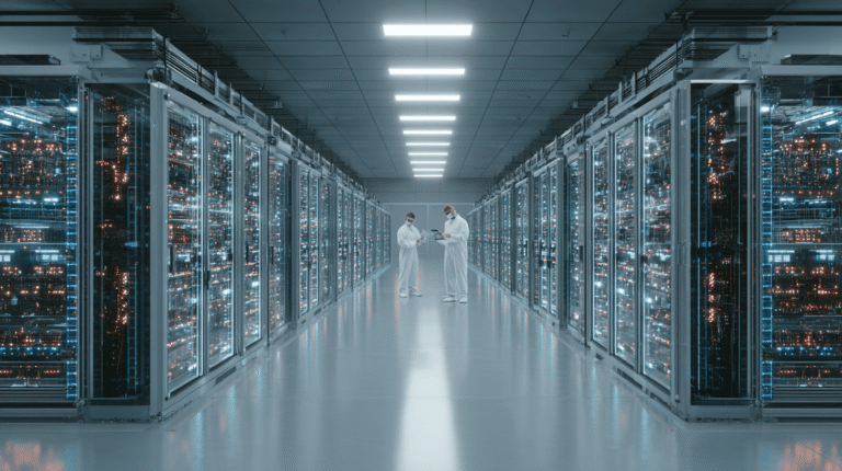 Inside a modern data center
